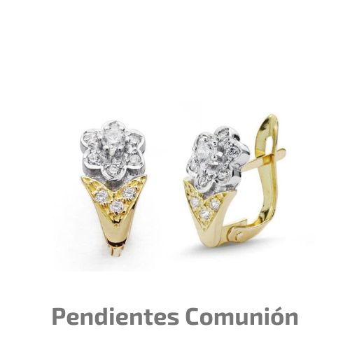 Pendientes niña comunión
